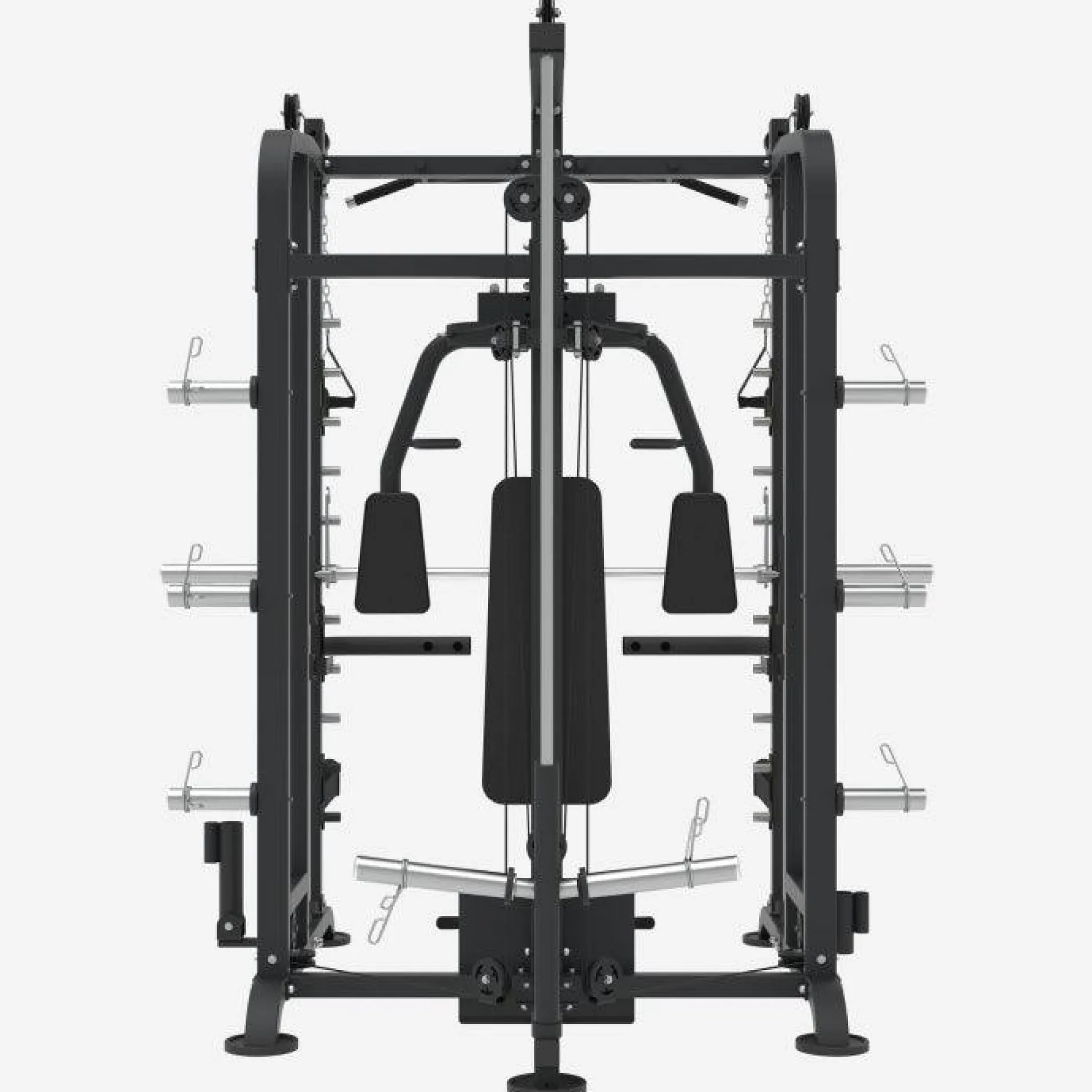 Smith Machine inkl, Klimmzugstange, Kabelzug und Butterfly