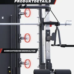 Smith Machine mit Steckgewichten
