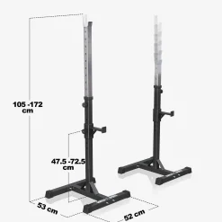 Squat Rack Hantelständer mobil verstellbar