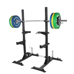 Squat Rack inkl. Olympia Langhantelset Profi 140 kg