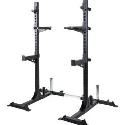 Squat Rack inkl. Olympia Langhantelset Profi 140 kg