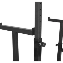 Squat Rack verstellbar in Höhe und Breite inkl, Langhantel Set