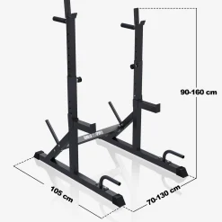 Squat Rack verstellbar in Höhe und Breite