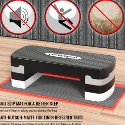 Steppbrett Aerobic 3 Stufen
