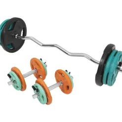 SZ-Curlset Gummi Gripper 70 kg mit Verschlüssen