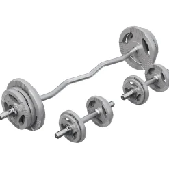 SZ-Curlset Gusseisen Gripper 70 kg mit Sternverschlüssen