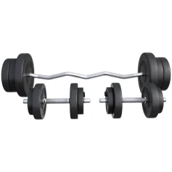 SZ-Curlset Kunststoff 70 kg mit Verschlüssen