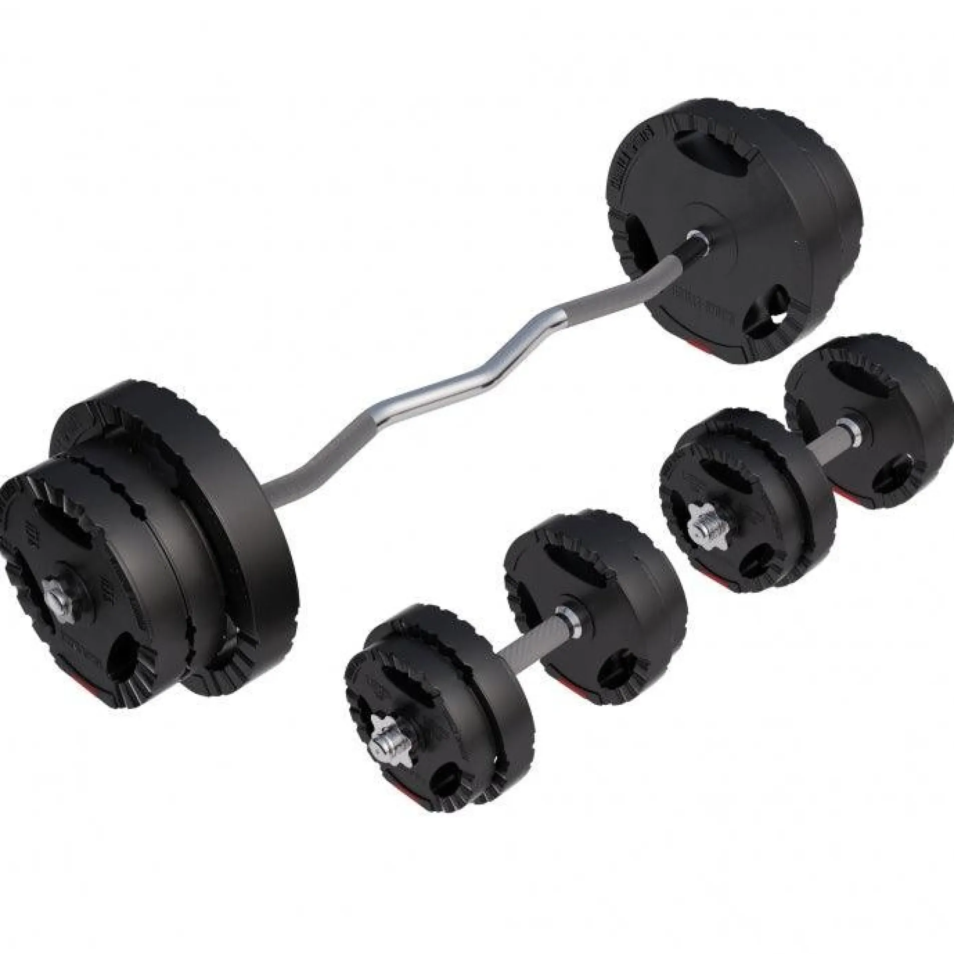 SZ-Curlset Kunststoff Gripper 70 kg mit Sternverschlüssen