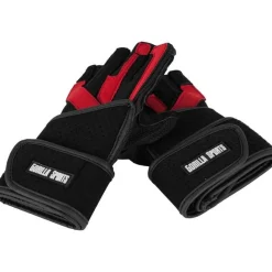 Trainingshandschuhe inkl. Gelenkbandage Schwarz/Rot