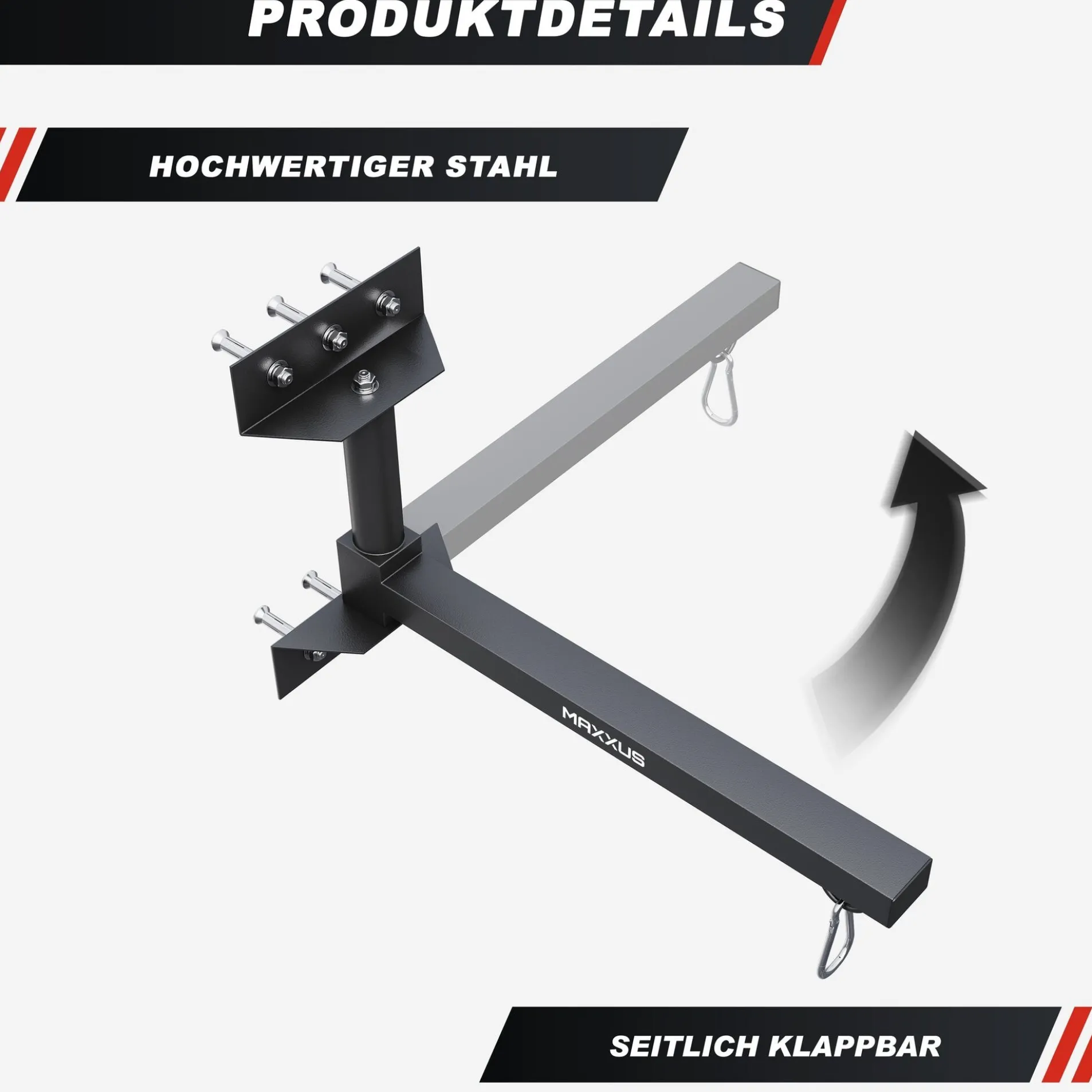 Wandhalter für Boxsäcke klappbar