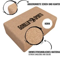 Yoga Block aus Kork