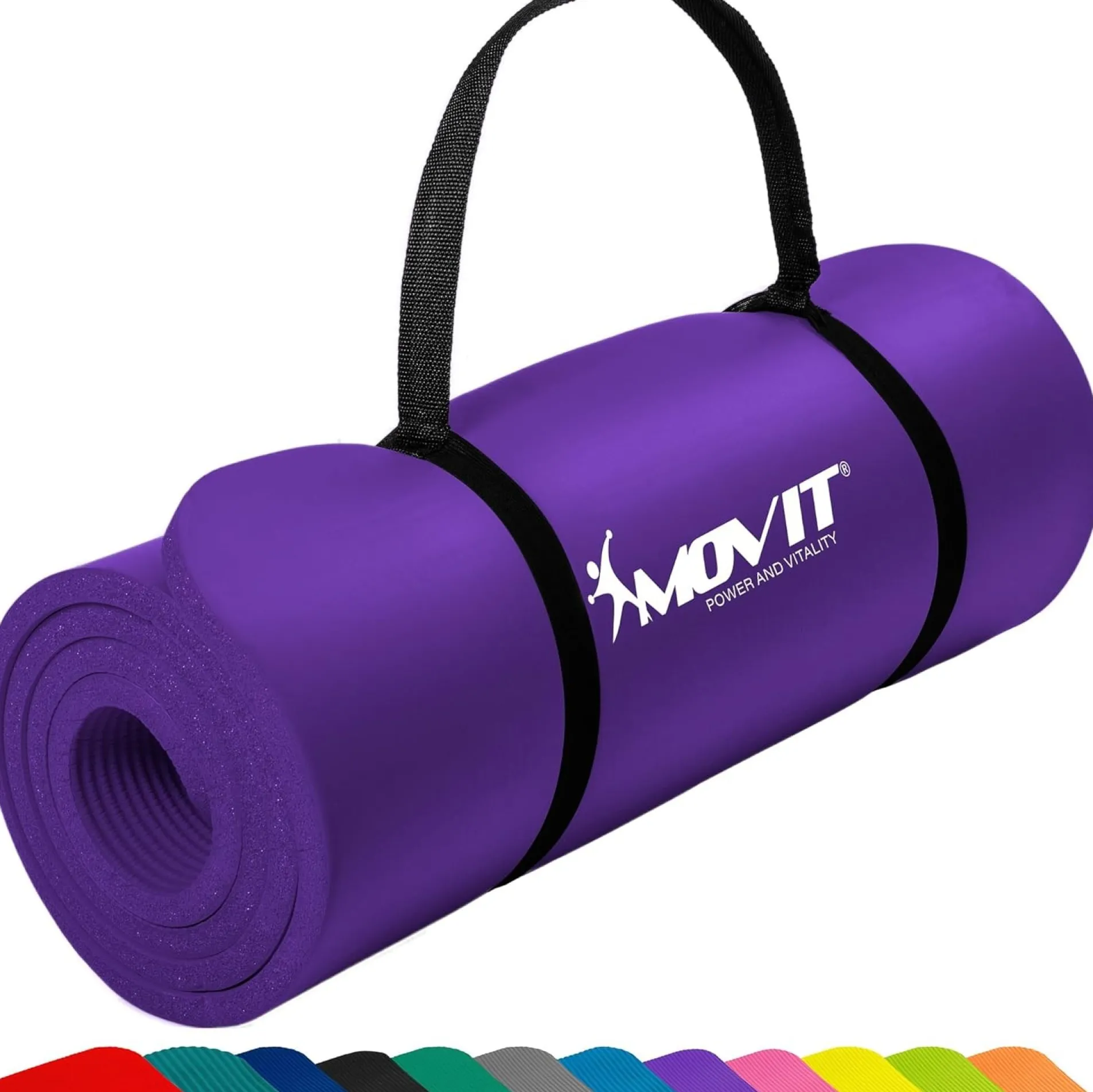 Yogamatte 10/15 mm Dicke
