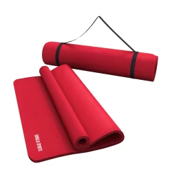 Yogamatte mit Tragegurt 190 x 60/100 x 1,5 cm