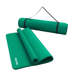 Yogamatte mit Tragegurt 190 x 60/100 x 1,5 cm