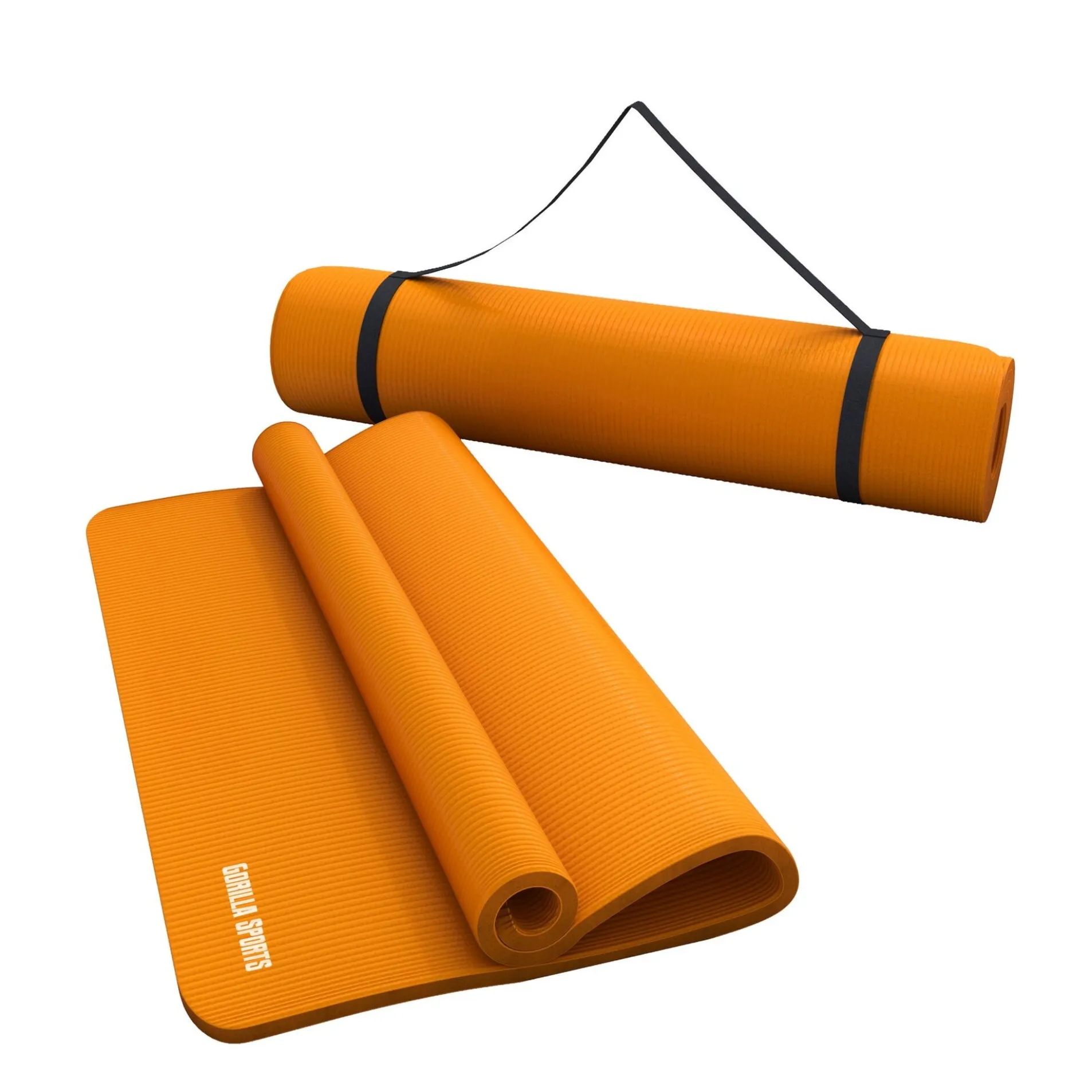 Yogamatte mit Tragegurt 190 x 60/100 x 1,5 cm