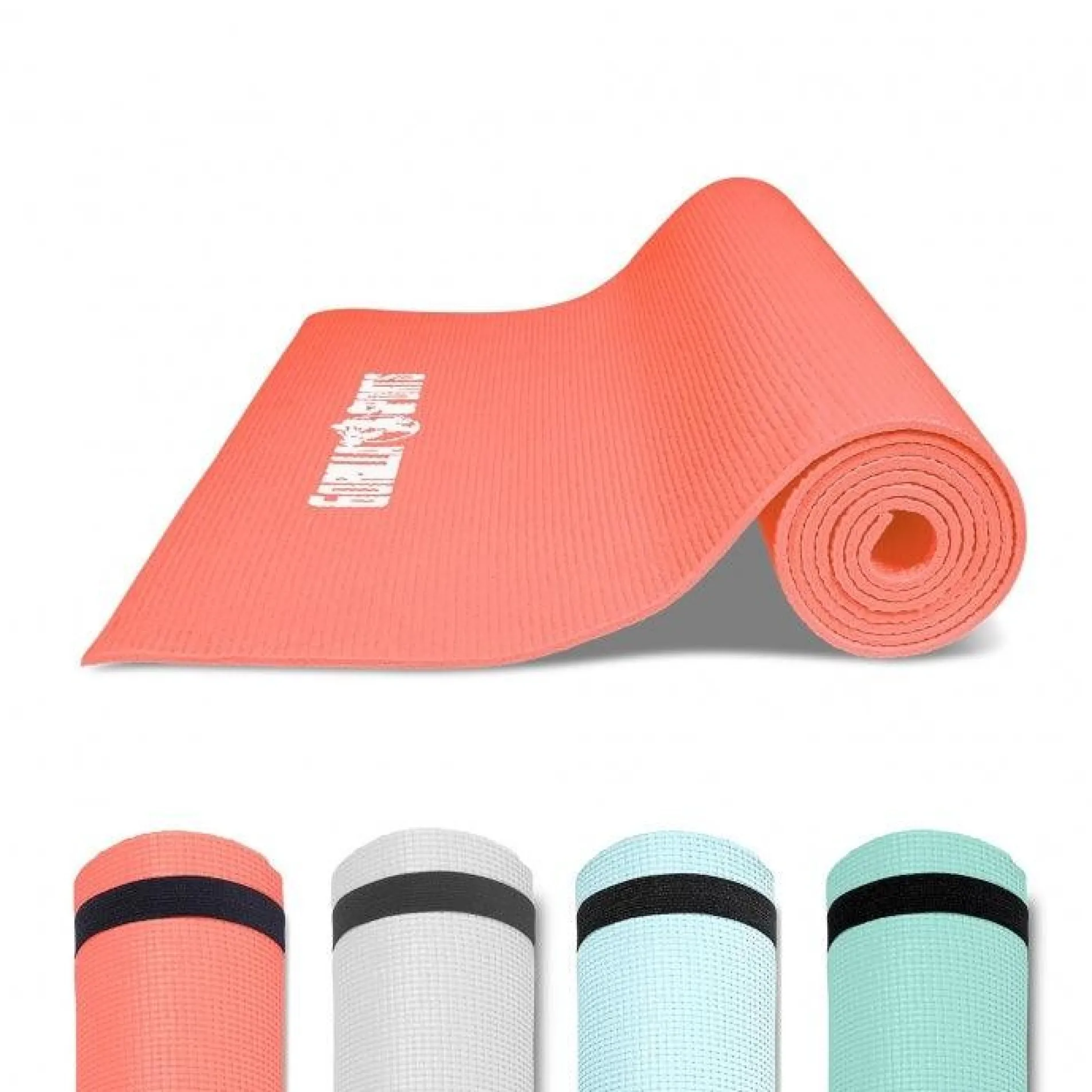 Yogamatte PVC mit Tragegurt 60 cm Breite und 0,5 cm Dicke