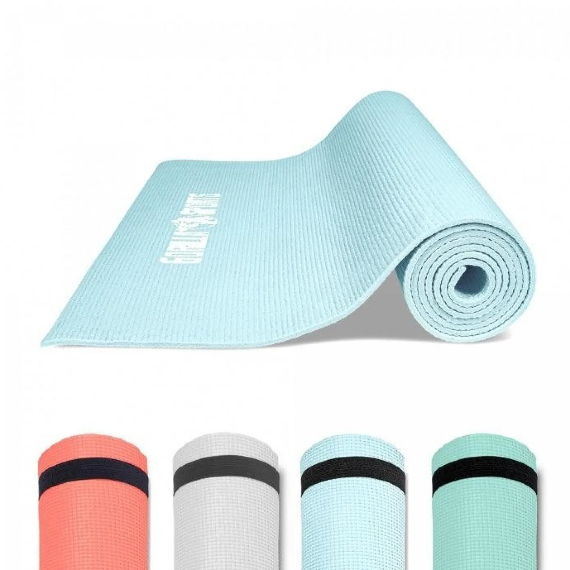 Yogamatte PVC mit Tragegurt 60 cm Breite und 0,5 cm Dicke