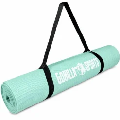 Yogamatte PVC mit Tragegurt 60 cm Breite und 0,5 cm Dicke